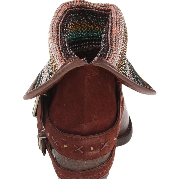 The Sak Women's Harper Leather Boho Ankle Boot Bootie Brown Size 8 - Picture 14 of 14